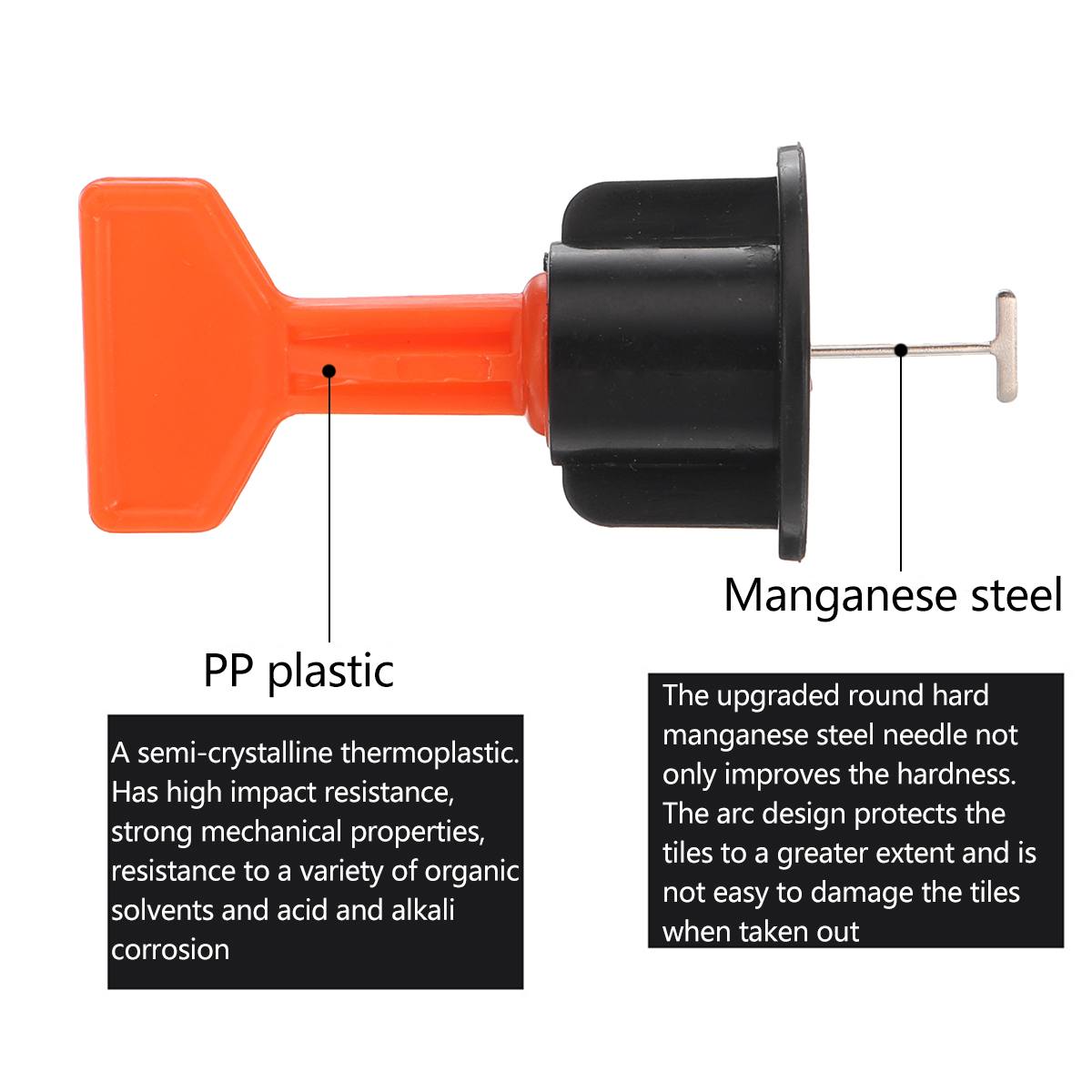 252PCS Tile Leveling System Construction Tool Set Uses Leveling System for Tile Laying Manual Tile Leveling Tools Set