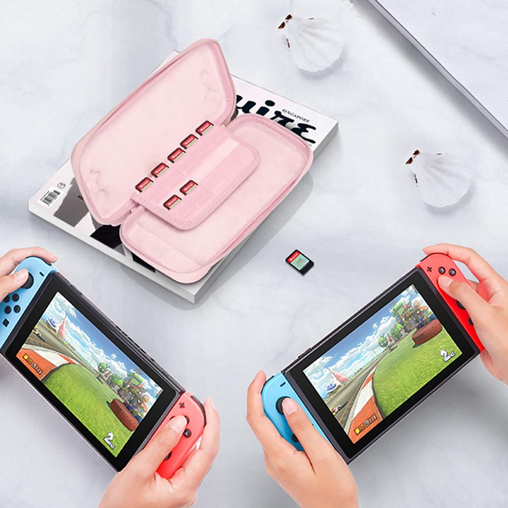 iBen Storage Bag For Nintend Switch Portable Travel Protective Bag Water-Resistent PU Carrying Shell Case For Switch Game