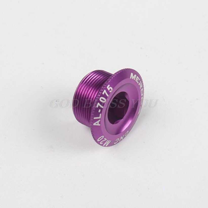 Mtb mountainbike cykel krankarm skruer kranksæt arm bolt cnc cover cups  m20mm til shimano