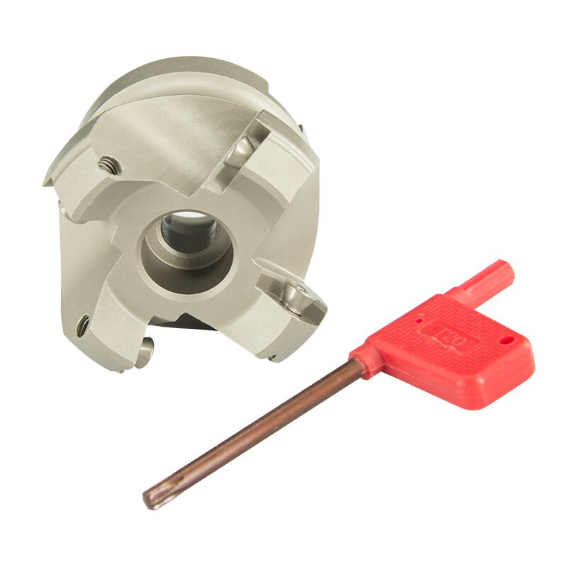 KM12 45 Degree Cutting Adapter 50/63/80/100mm Indexable Solid Carbide Insert SEKT1204 CNC Lathe Machine Face Milling Cutter Head