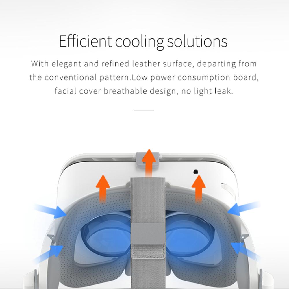 Bobovr-capacete de realidade virtual 3d de couro, bobo vr z4/z5/z6, celular de 4 a 6 polegadas, fone de ouvido estéreo, telefone móvel, óculos virtuais