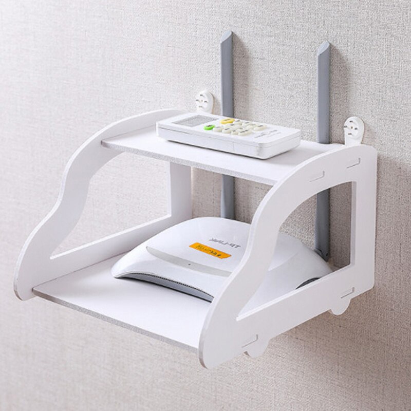 Wall Mount Wifi Router Storage Rack Storage Rack Set-top Box Router Rack Living Room Storage Holder