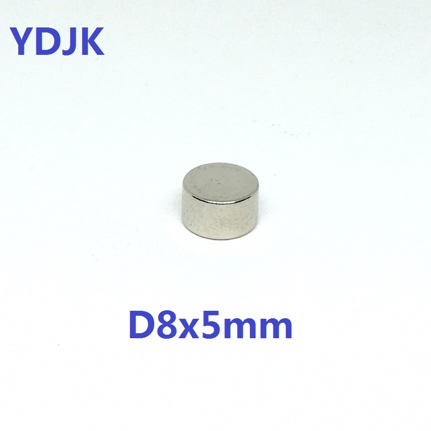 10 Stks/partij Neodymium Magneet 8*5 Disc D 8X5 N35 Magneet Ndfeb Magneten Dia 8X5