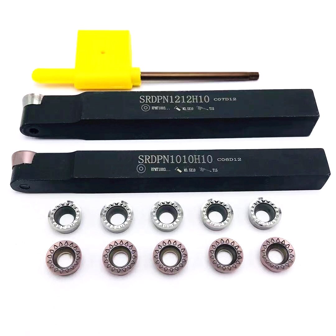 SRDPN1010H10 SRDPN1212H10 SRDPN1616H10 turning tool holder boring bar CNC external tool holder RPGT10T3 RPMT10T3MO R5 blade