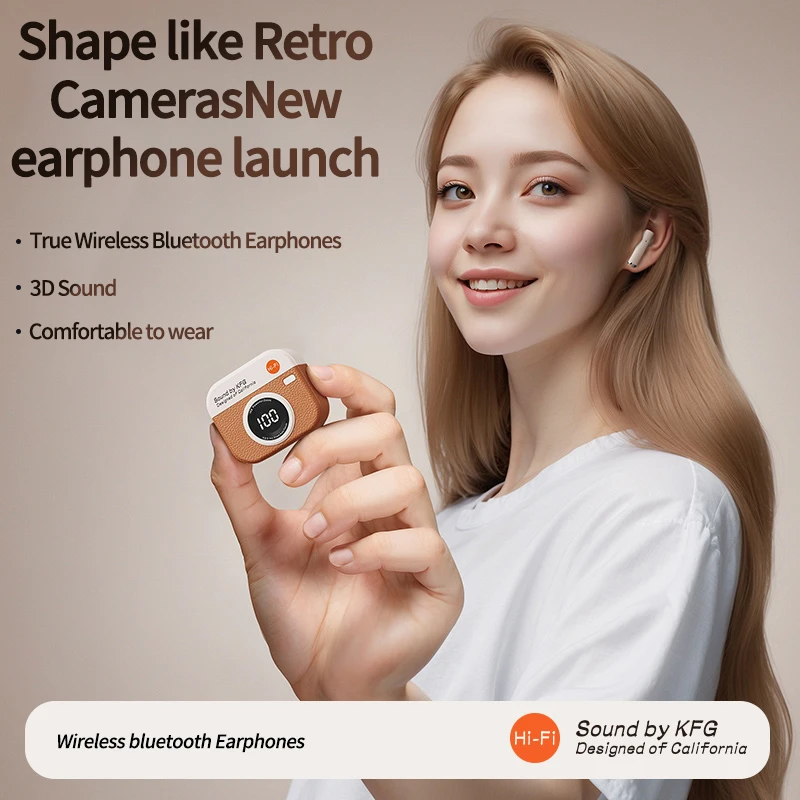 Xiaomi MIJIA Q86 TWS Wireless Earphones with 5.4 Bluetooth 36 Hours Play Back Sport Earbuds with LED Display Headphones and Mic
