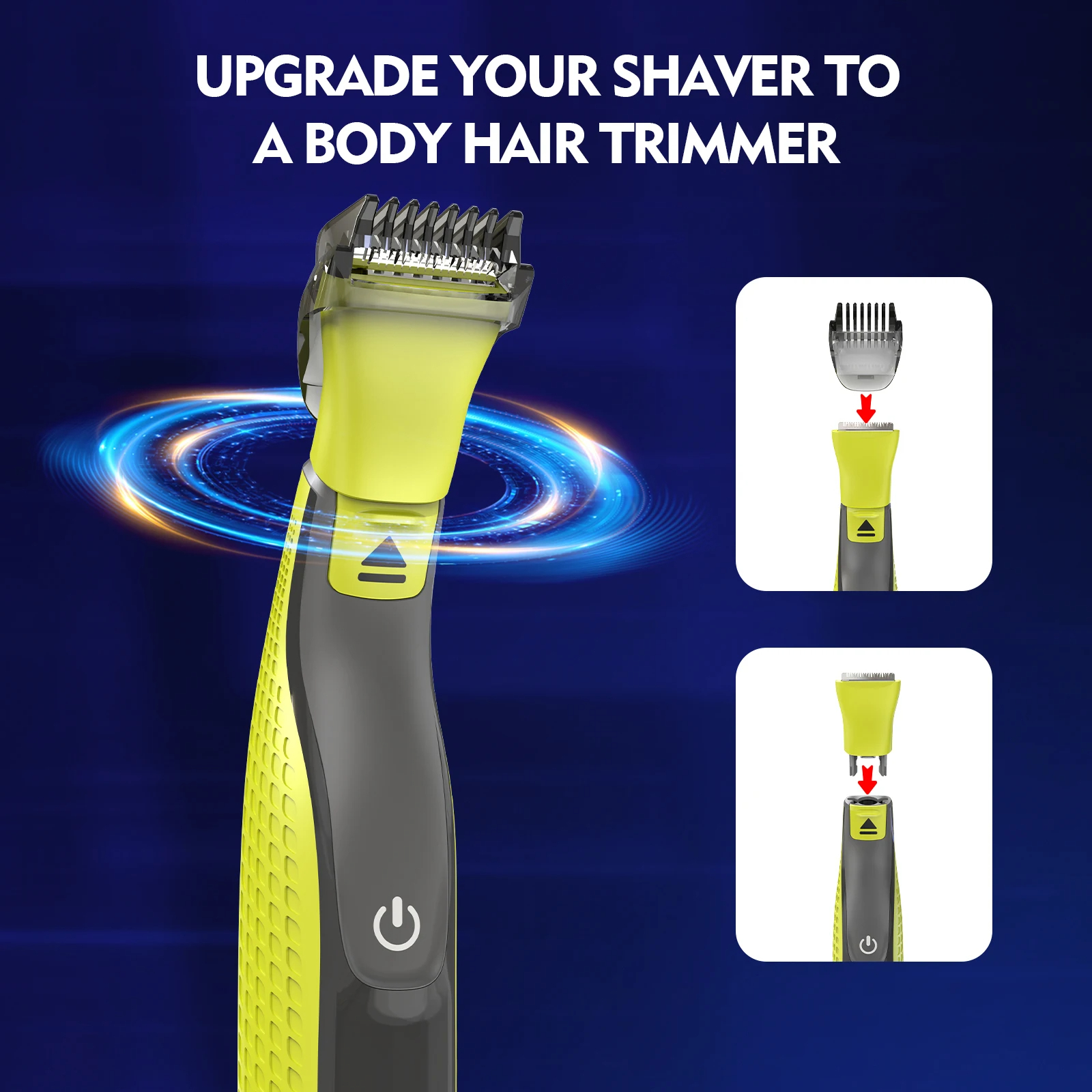 Cuchillas para recortar patillas, una hoja QP2520 QP2630 QP2834 QP6510 QP6520 QP6531, recortadora de barba eléctrica híbrida