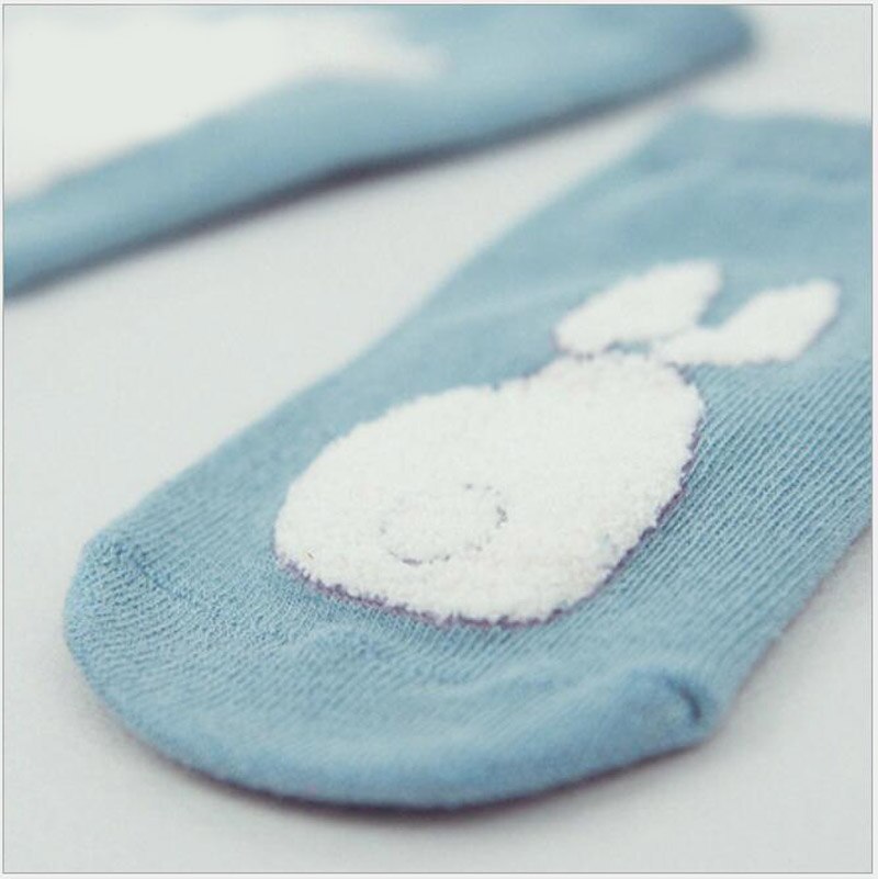 0-4t jongens/meisjes sportsokken katoenen kindersokken warme konijnen enkelsokken grappige kindersokken