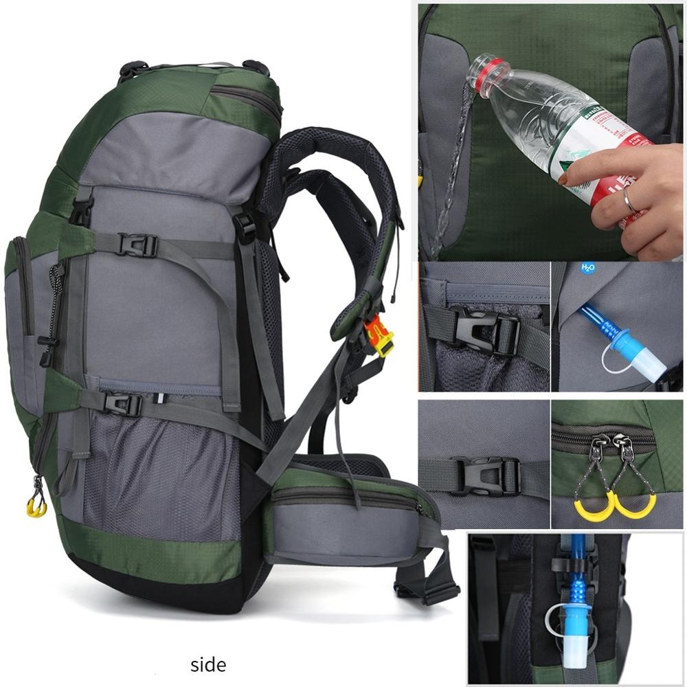 KOKOCAT 60L Wandelen Rugzak Sport Outdoor Rugzak Bergbeklimmen Zak met Regenhoes Rugzak