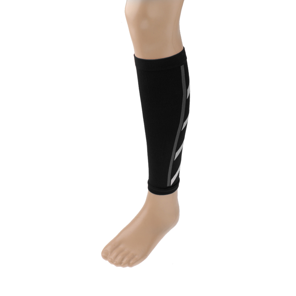 2 Pairs Unisex Running Compressie Kalf Mouwen Shin Spalken Been Sokken