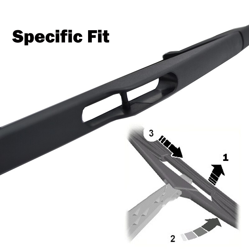 Xukey rhd lhd viskerblade for og bag til peugeot 208 vinduesviskere biltilbehør gummi