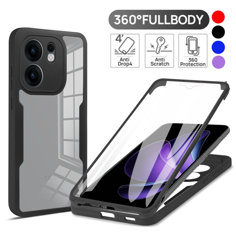 Full Body Protection Shockproof Case for OPPO Reno 13F 13FS 5G Reno 13 Pro Reno13 Protective Cover Clear Fundas Coque Capa