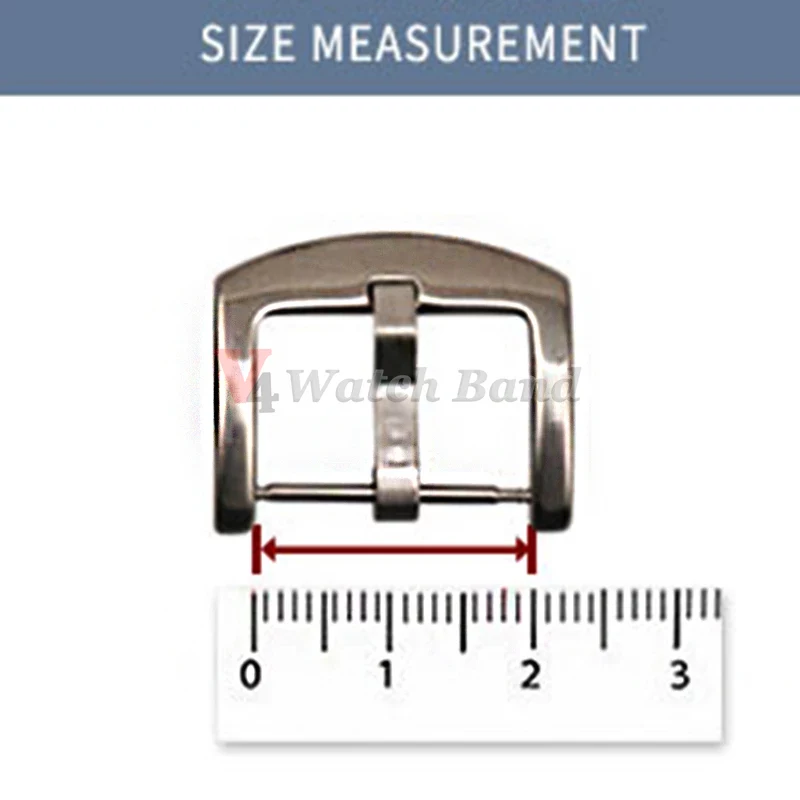 fast spenne metall klokkereim spenner rustfritt stål klokkerem lås nål knapp 16mm 18mm 20mm 22mm 24mm klokketilbehør