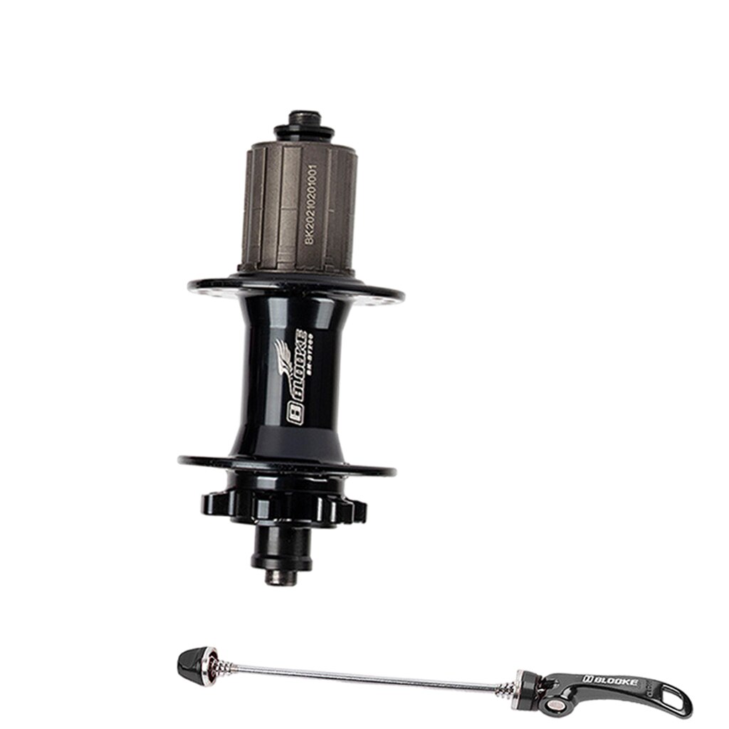 Bicycle Hubs Sealed Bearing MTB Mountain Bike Hub Quick Release set 32 holes Disc Brake 2 Bearings 8-11speed: Black Rear