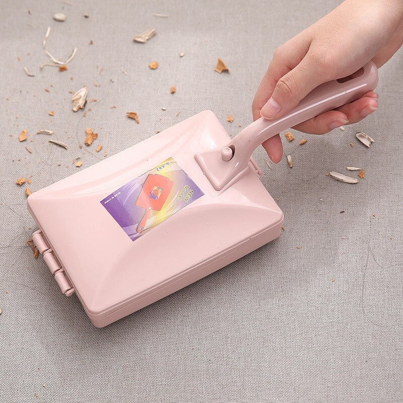 Household House Cleaning Brush Carpet Quilt Clean Tool With Handle Two-Wheel Brush Bedroom Floor Household Cleaning Supplies