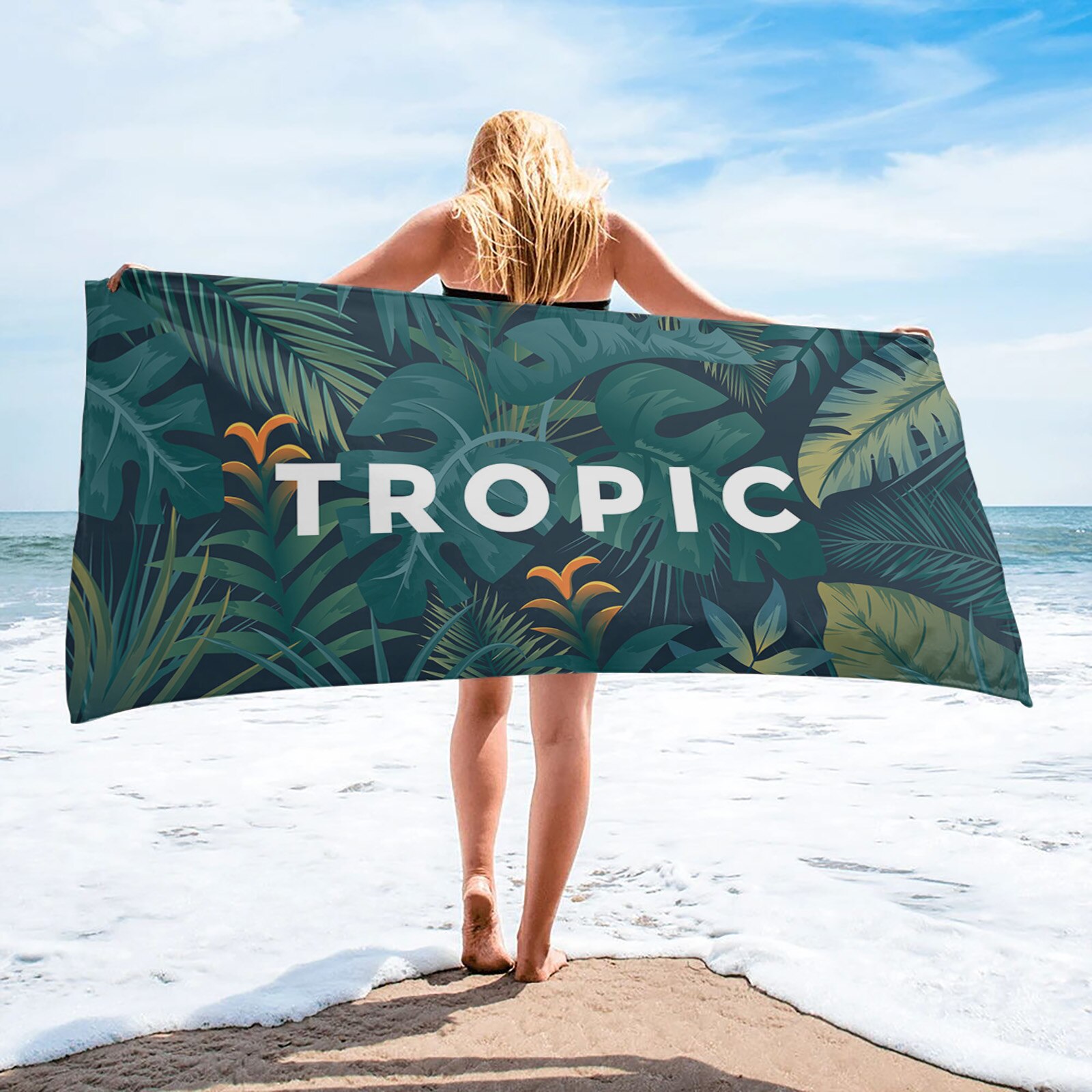 Zomer Bladeren Groene Bloemen Planten Badhanddoek Voor Volwassenen Thuis Essentials Zomer Zwemmen Strand Handdoek Snel Droog Gezicht Handdoek