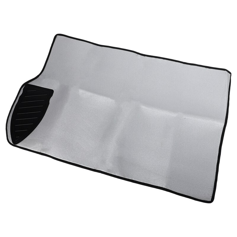 Ironing Mat Travel Foldable Pad Portable Heat Resistant Ironing Board with Silicone Pad Tabletop Ironing Board Cover