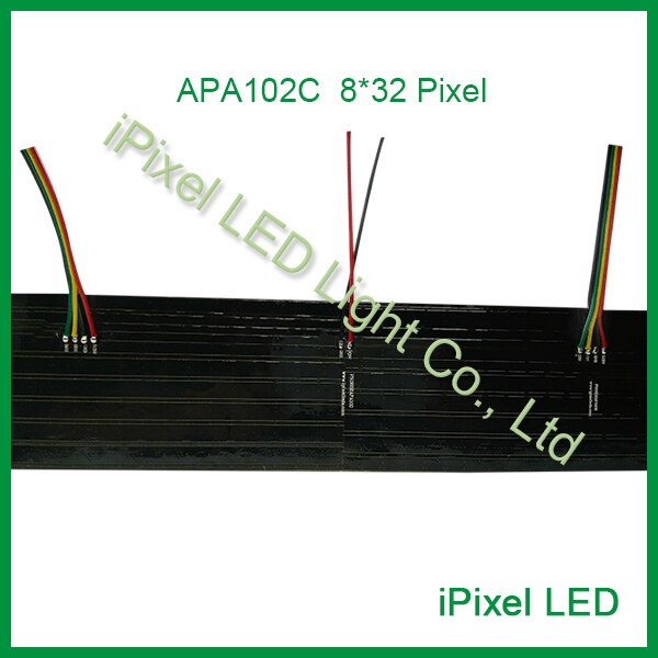 DC5V 256 Pixels rgb led Matrix apa102 LED Digital Flexible Panel Light
