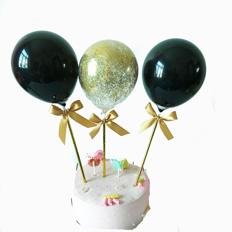 Blå metal ballonkage topper tillykke med fødselsdagsfest indretning børn bryllup fødselsdagskage indretning baby shower en 1st fødselsdag dec: Lysegrå