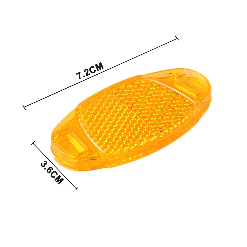 2Pcs Bicycle Bike Spoke Reflector Safety Warning Light Wheel Rim Reflective Mount Night Reflectors Flashing Lights Cycling Light