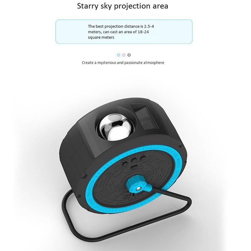 Led Starry Sky Light Star Galaxy Projector Dynamic Cloud Kids Bluetooth Remote Controll Night Light