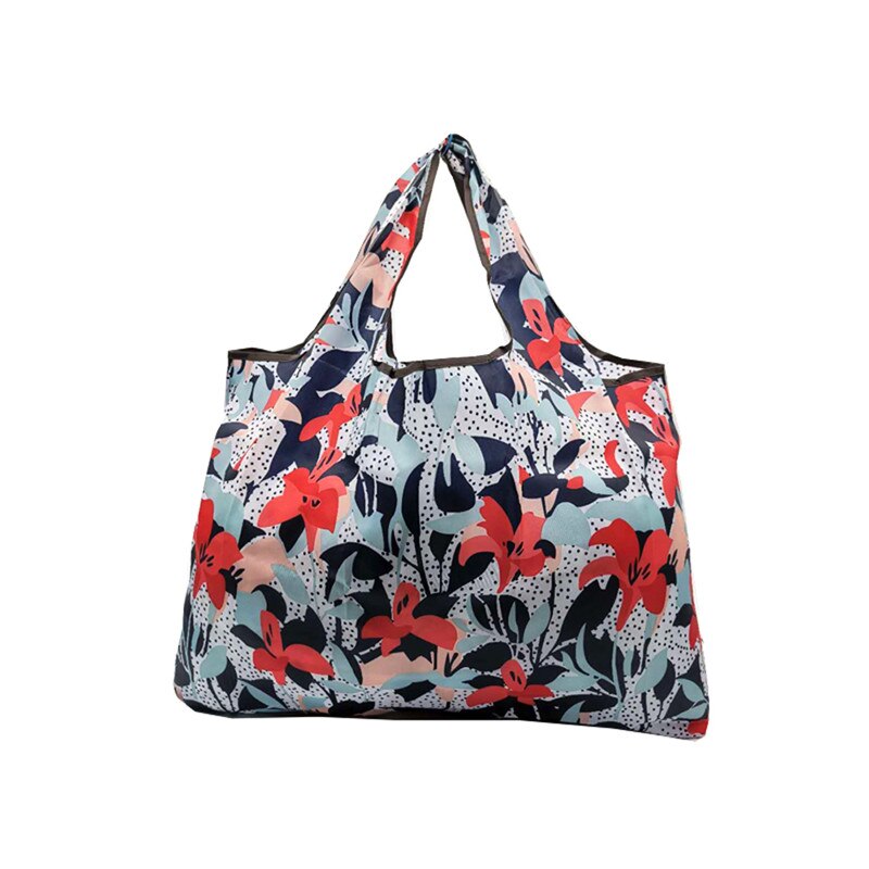 20 Colors Reusable Shopping Bag Large Foldable Washable Tote Purse Waterproof Grocery Bag for Everyday Use: 1