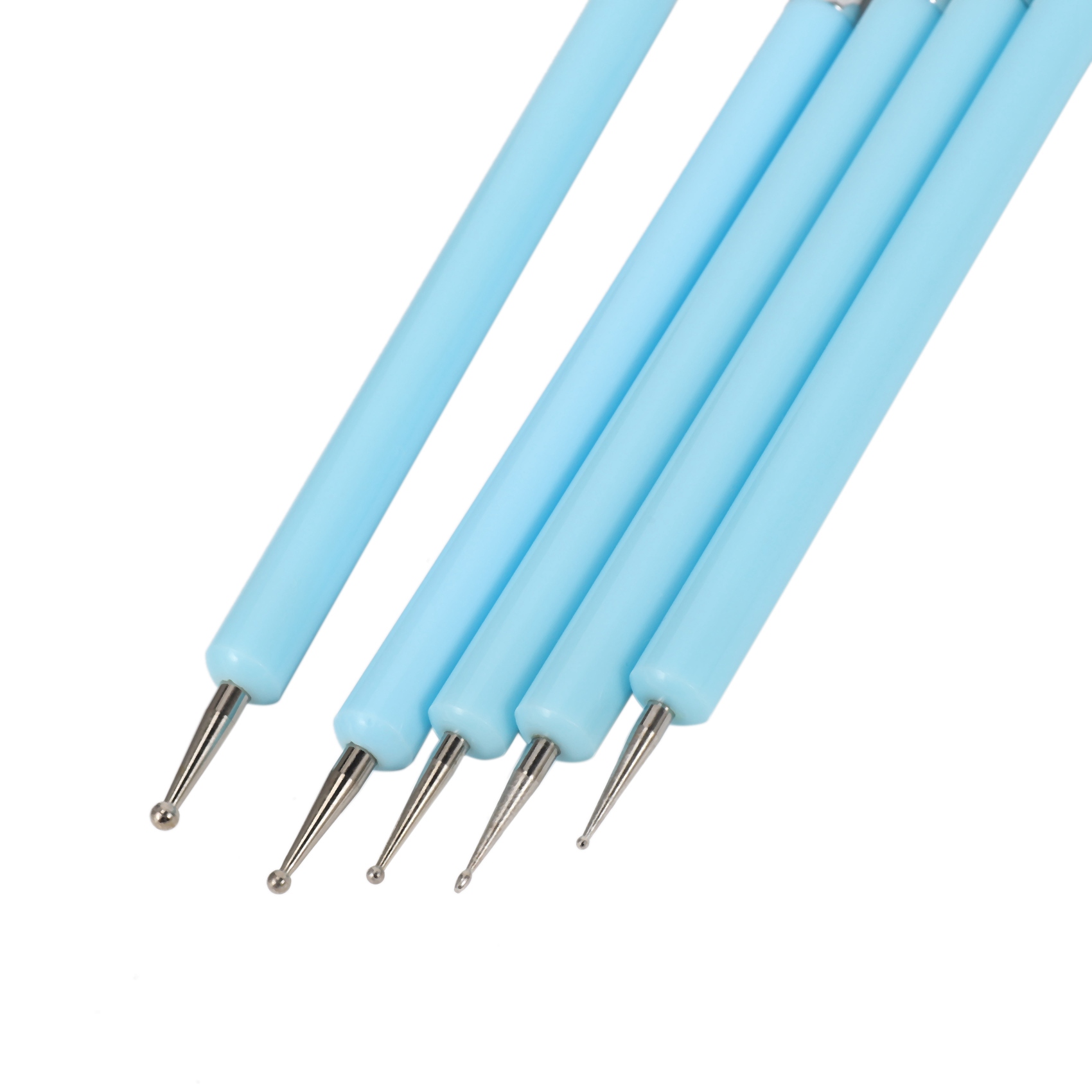 13pcs Polymer Modeling Clay Sculpting Tools, Dotting Pen, Silicone Tips, Ball Stylus, Pottery Ceramic Clay Indentation Tools