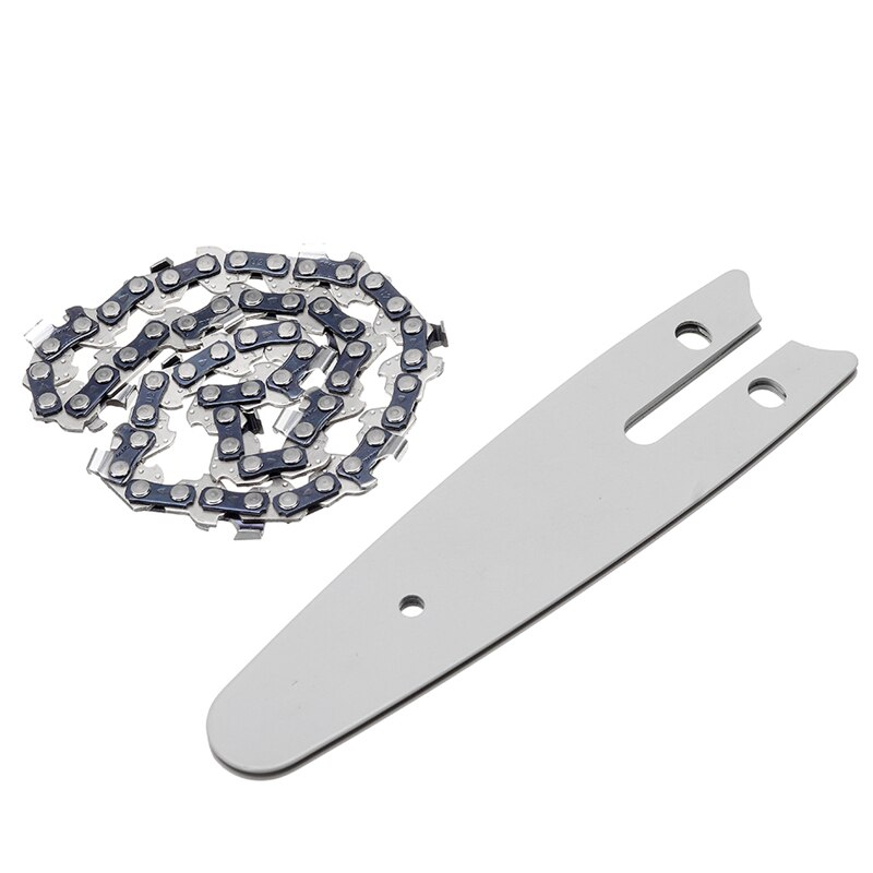 HILDA 4 Cal mini stalowy łańcuch robić piły łańcuchowej przewodnik piła elektryczna wymiana akcesoriów elektryczna piła łańcuchowa robić elektrycznej piły łańcuchowej