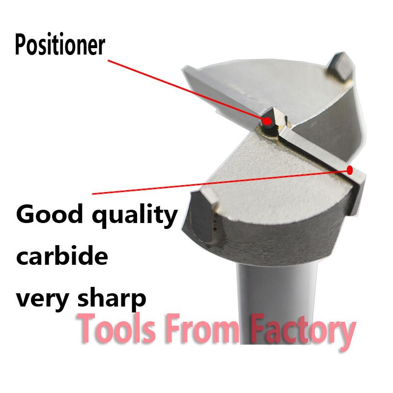 1pc woodworking reamer hole CNC alloy drill holes saw tool wood planks Openings drilling 50MM