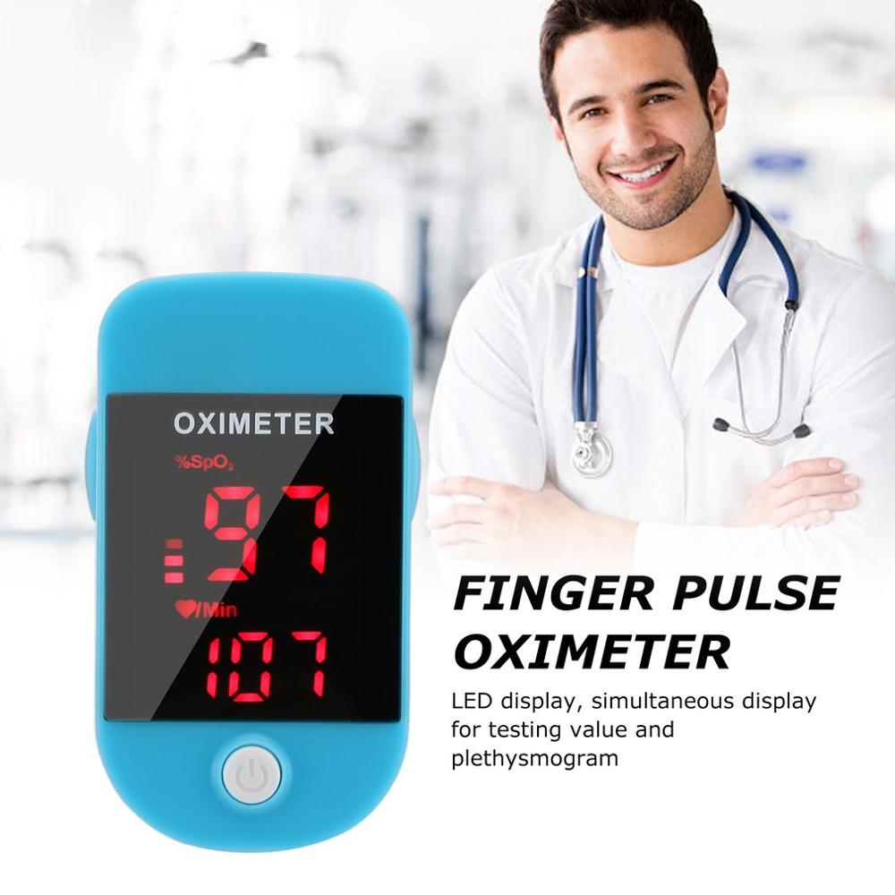 Oksymeter fingerklips digital fingerklips pulsoksymeter blodoksygenfinger bærbart måler helseoksymeter