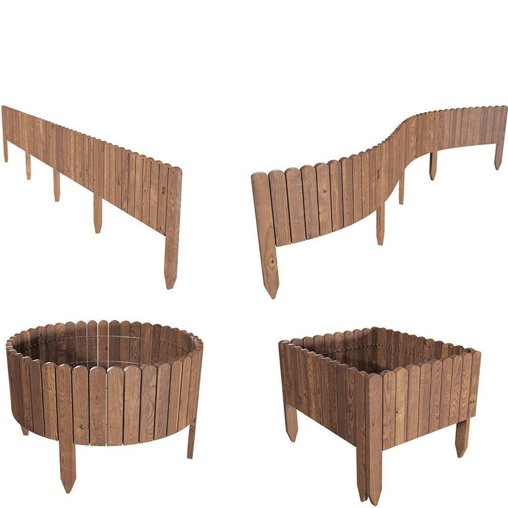 Log Roll Border as Easy Plug-in Fence забор для сада jardineria decoracion cloture jardin Garden Decoration Outdoor