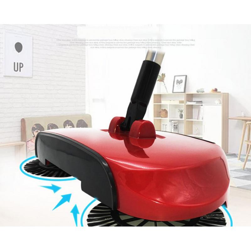 Poignée ménage nettoyage main poussée balayeuse vadrouille intelligente robot aspirateur balayage Machine Type poussoir main pousser balai magique pelle à poussière