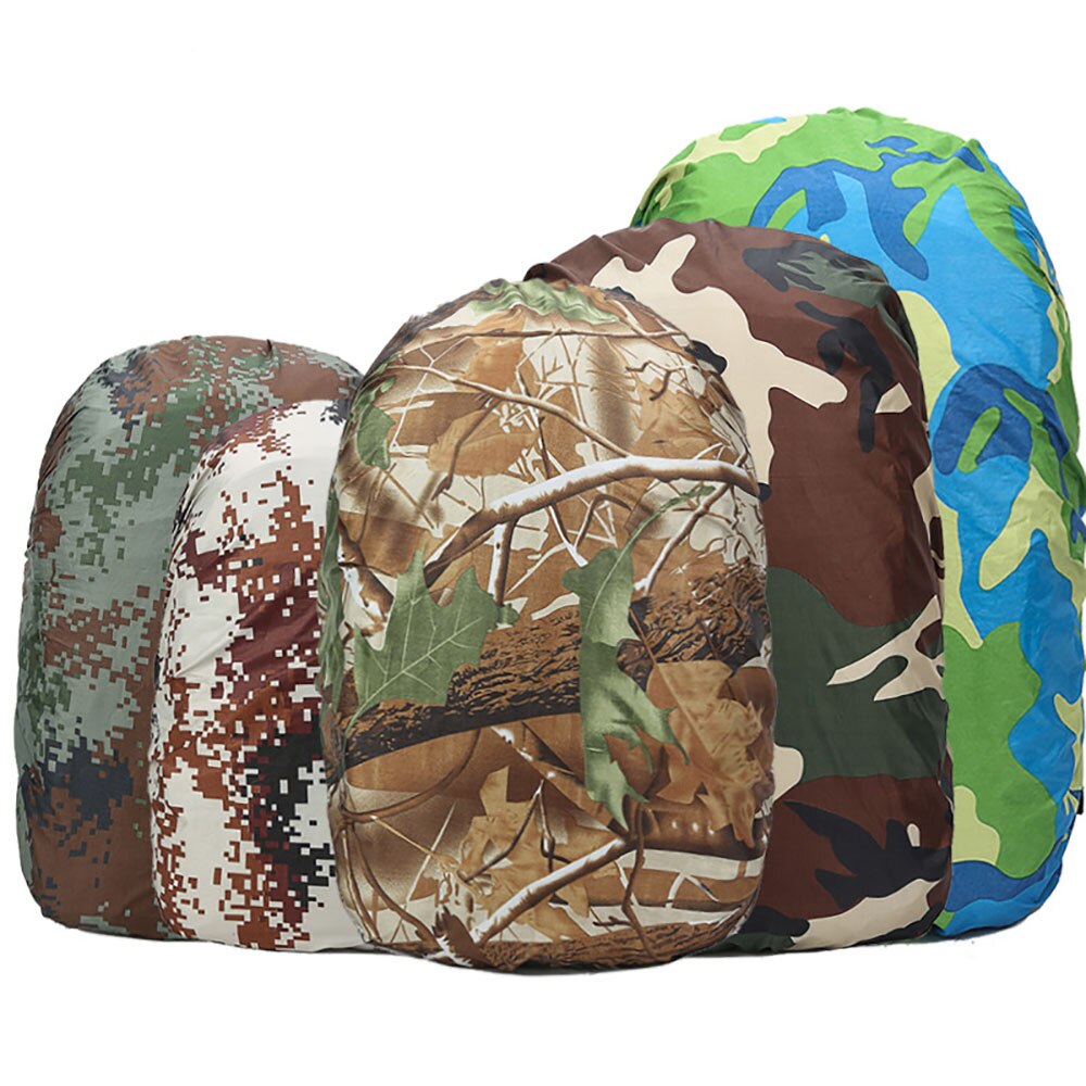 Outdoor 45L Camouflage Waterproof Backpack Rain Cover Bag Dust Covers For Cycling Camping Hiking Sport Bags