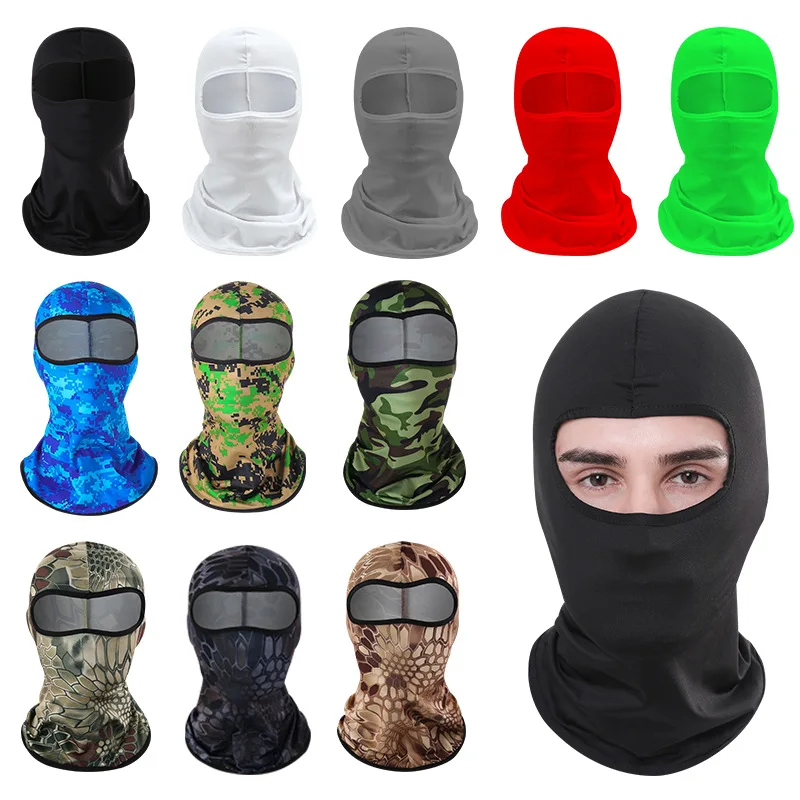 Bivakmuts Motor Gezichtsmasker Moto Helm Bandana Kap Ski Hals Volgelaatsmasker Winddicht Stofdicht Gezichtsschild Heren Biker Masker