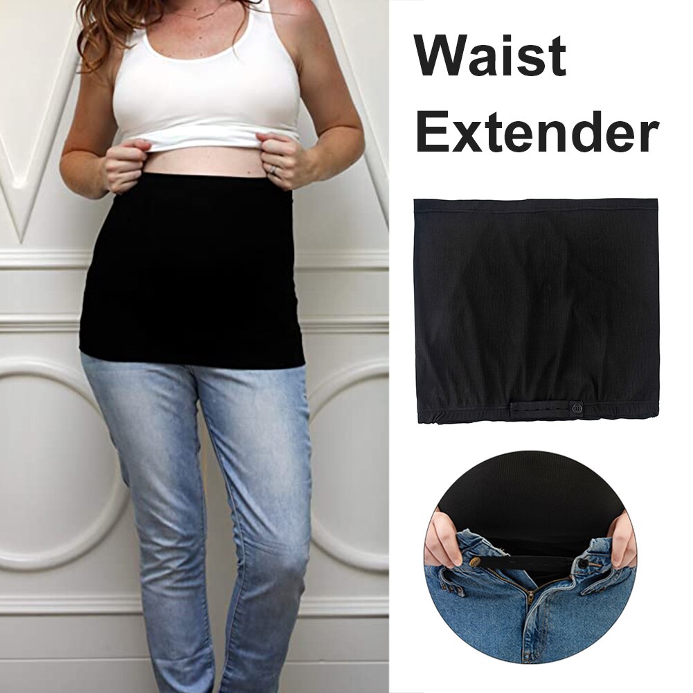 Zwangerschap Moederschap Taille Extender Multifunctionele Duurzaam Broek Tailleband Expander Buik Band Extension Gesp Voor Zwangere # W0