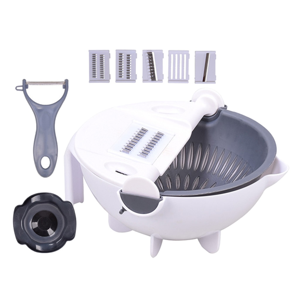 ! Multifunction Rotate The Vegetable Cutter Slicer Kitchen Tools