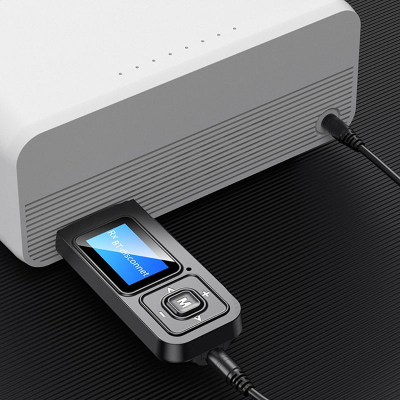 5 in 1 -scherm bluetooth draadloze adapter met hifi-schijfloze snelle verbinding voor pc, tv, auto