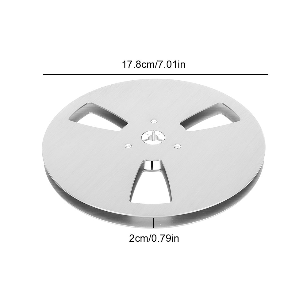 1/4 7 Inch Lege Tape Reel Aluminium Lege Tape Reel 3 Gaten Opname Takeup Reel voor TEAC Universeel voor Reel To Reel Tape