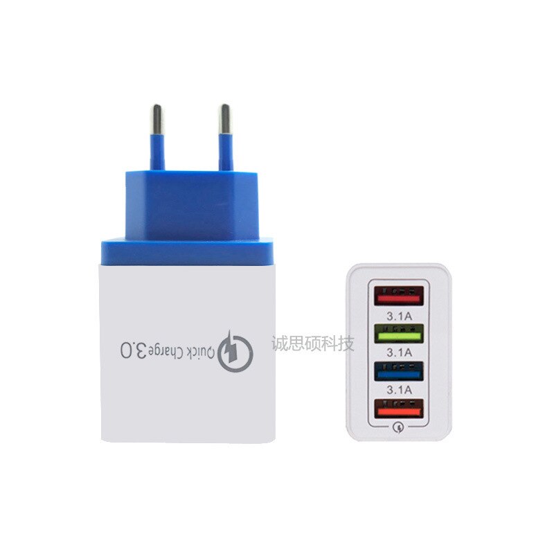 Eu-stecker/Us-stecker Quick Charge QC 3,0 4,0 USB UNS EU Ladegerät Universal Handy Ladegerät Wand Schnelle lade Adapter