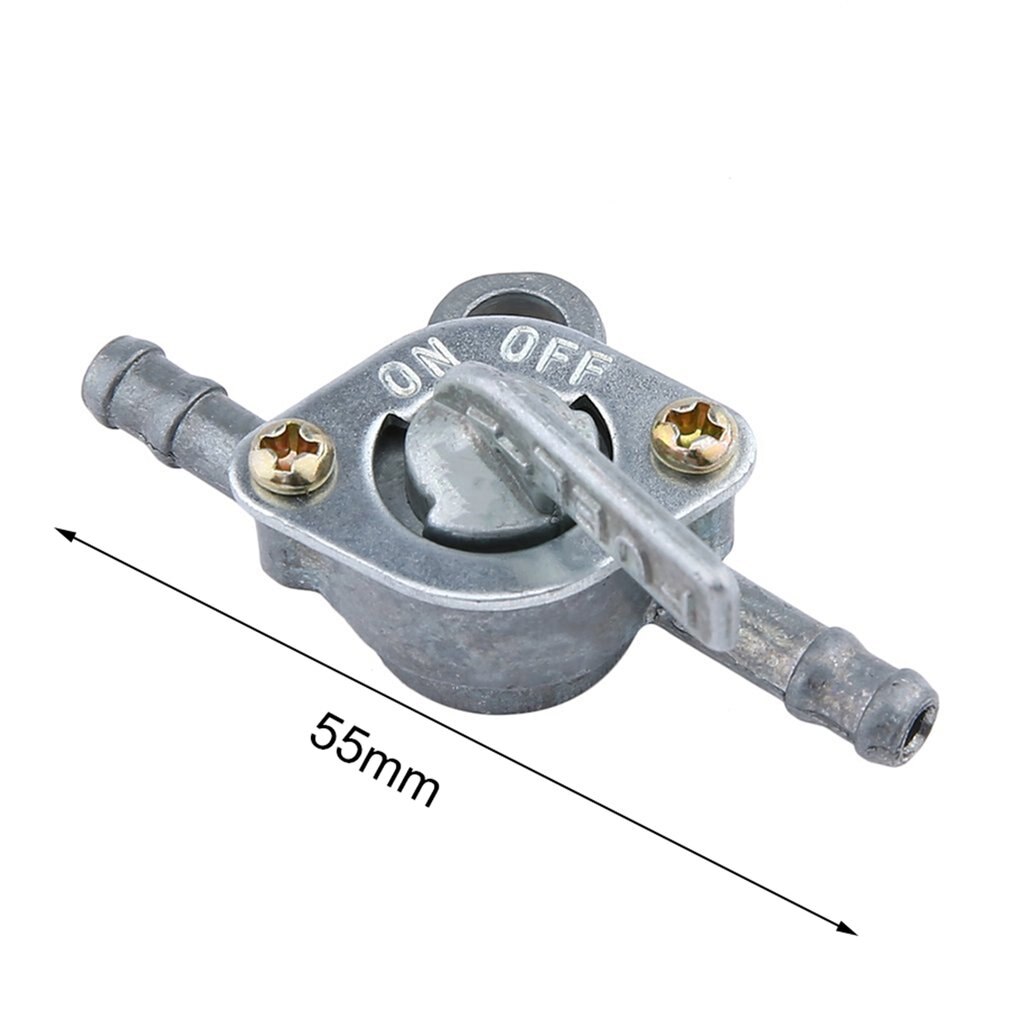Fuel Petrol Tank Switch Tap Petcock Gasoline Valve With Two Ends On/Off Switch For Cross-country Motorcycle ATV Moped
