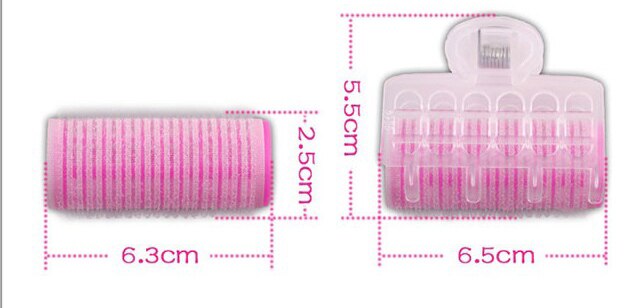 hair rolls Self-adhesive air bangs artifact plastic hair rollers short hair curlers large volume inside buckle hair curler': small