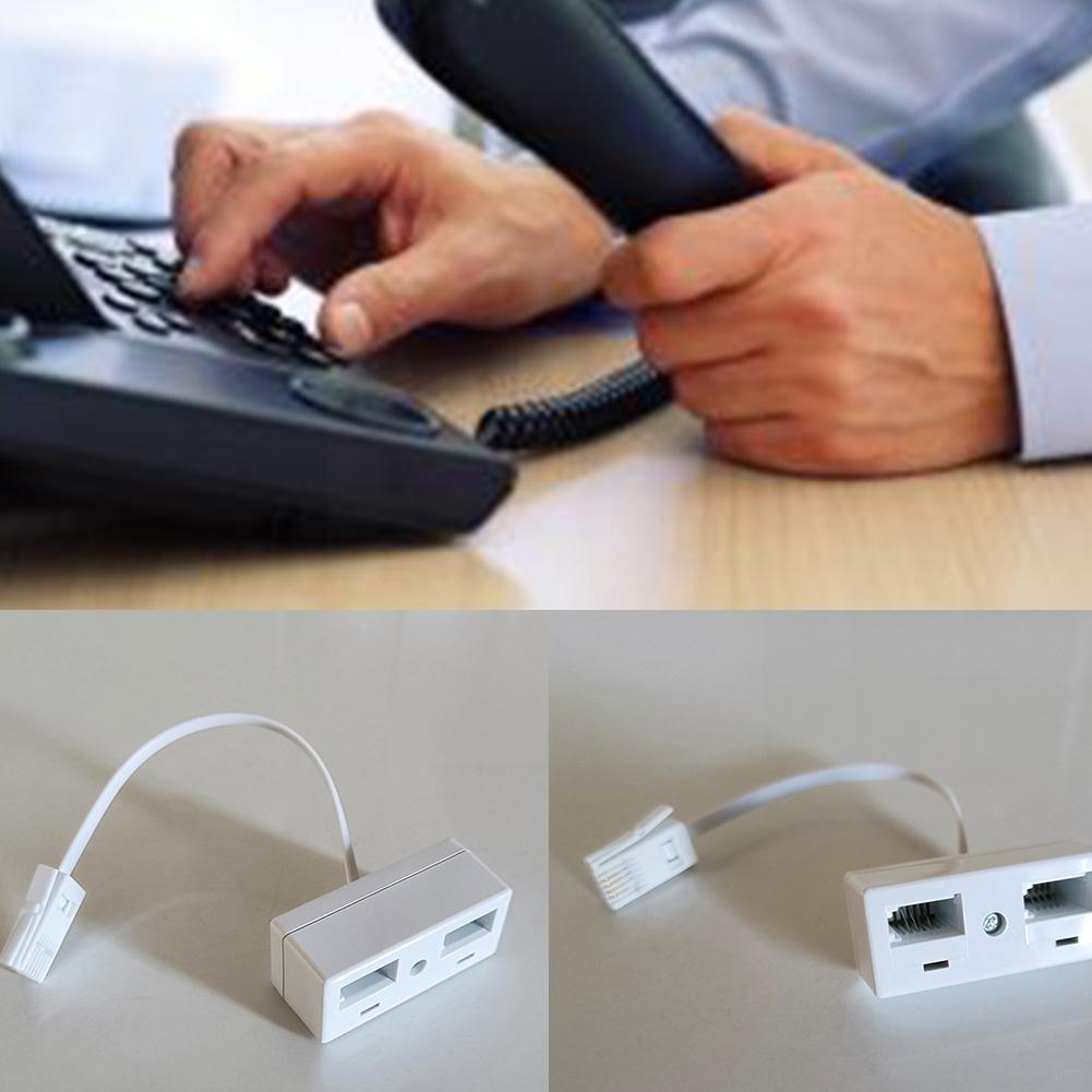 1Pc Bt Plug Telefoon Splitter Rj11 Uk Bt Telefoon Socket Converter Telefoon Adapter 2 Om Vrouwelijke Mannelijke 1 Te splitter S5x3