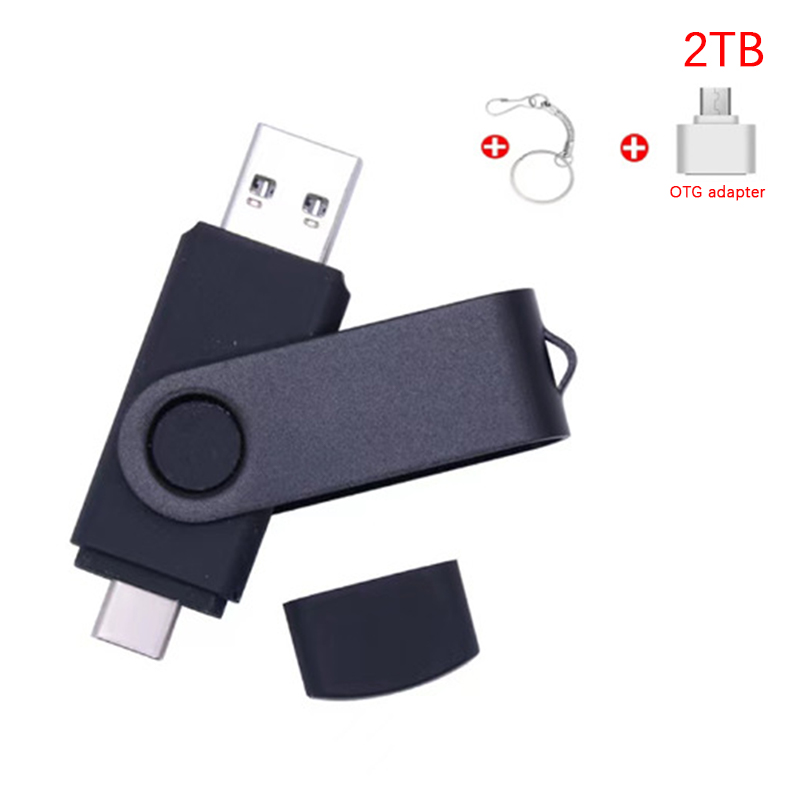 Usb 3.0 2TB Zinc Alloy Pen Drive 1TB Usb Flash Drives Pendrive Waterproof Memoria Usb Flash Disk Stick: Yellow