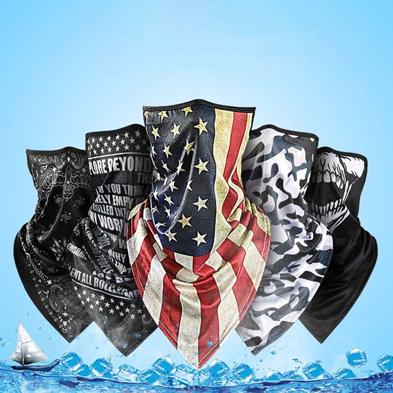 Visage Bandana oreille masque Rave cagoule écharpe cou guêtres Anti-poussière vent Protection moto vélo vélo cyclisme en plein air