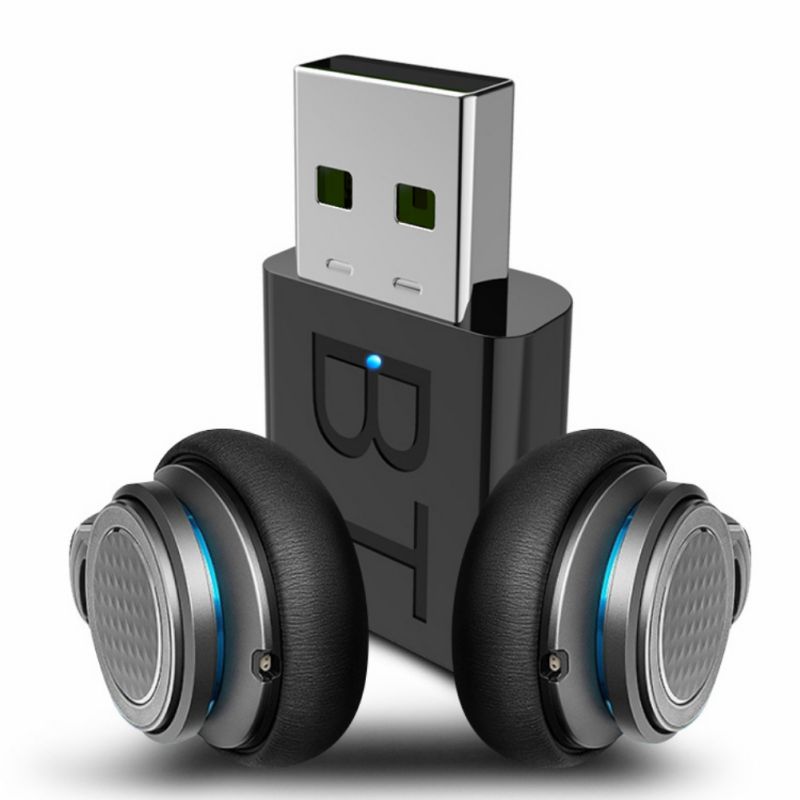 Usb Bluetooth 5.0 Zender Ontvanger Draadloze Audio Dongle Aux Poort Adapter