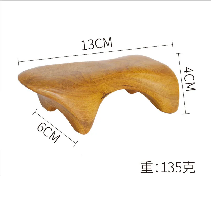 Wood Trigger Point Massage Gua Sha Tools Lymphatic Drainage Tools,Wood Therapy Massage Tools for Back Leg Hand Face: Light green