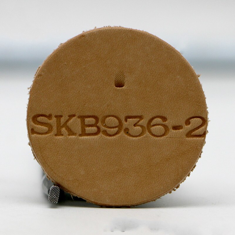 Leather Carving Embossing DIY Handmade Leather Printing Stamp Decorative Pattern Carved Steel Border Engraving Craft Tool: SKB936-2