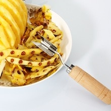 Skæreskræller ananas frugtkurv træskærere skræller let skæremaskine/skæreanordning/skrællekniv køkkenredskaber