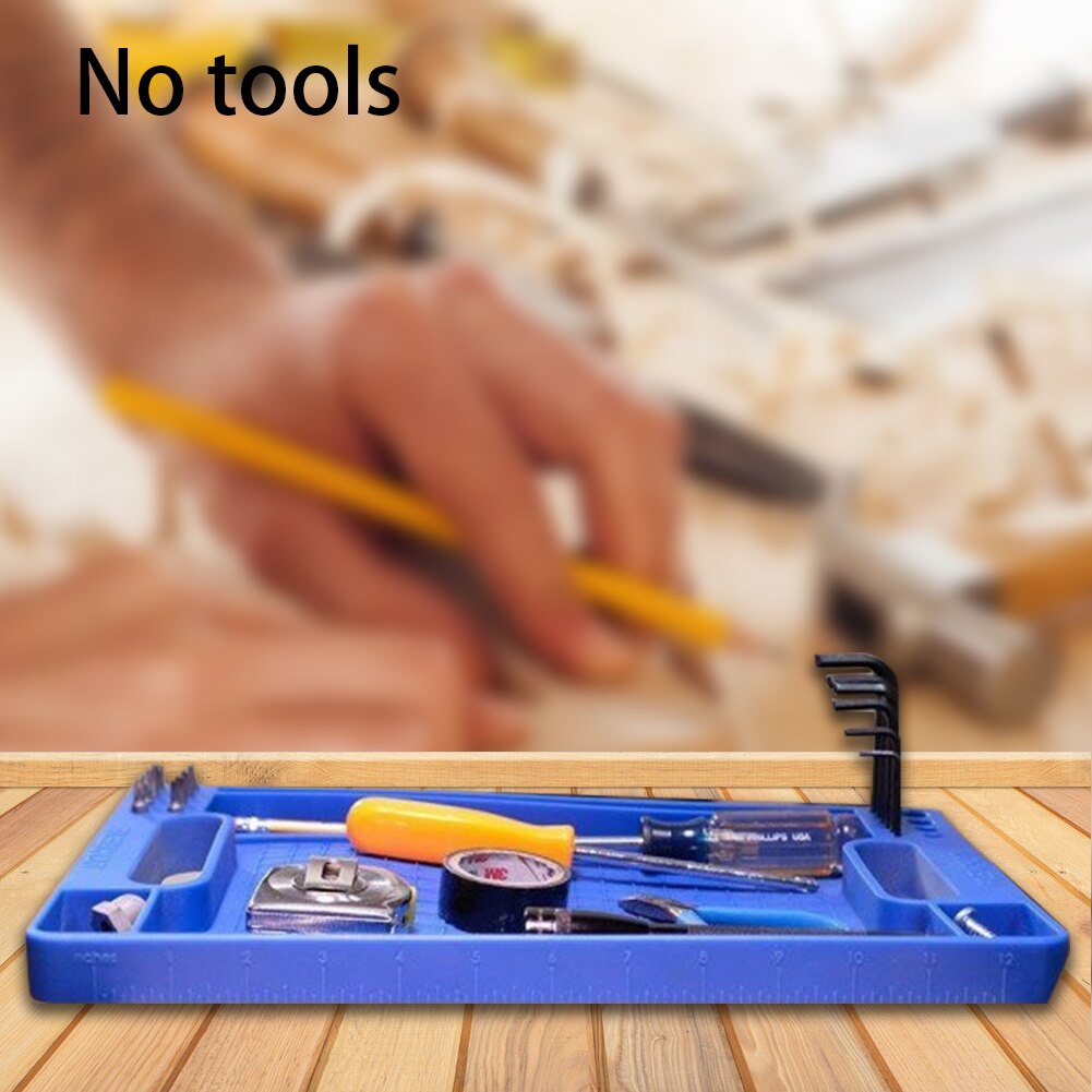 Universal Plastic Practical Flexible Workshop Tool Tray Non Slip Repair Durable Storage Box Strong Grips Accessories Packaging