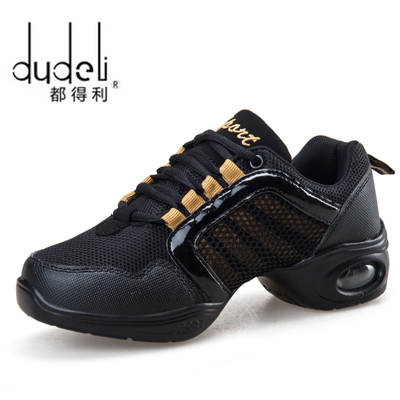 DUDELI EU35-42 deportes característica suela exterior blanda respiración zapatos de baile zapatillas para mujer zapatos de practica zapatos de danza moderna Jazz descuento