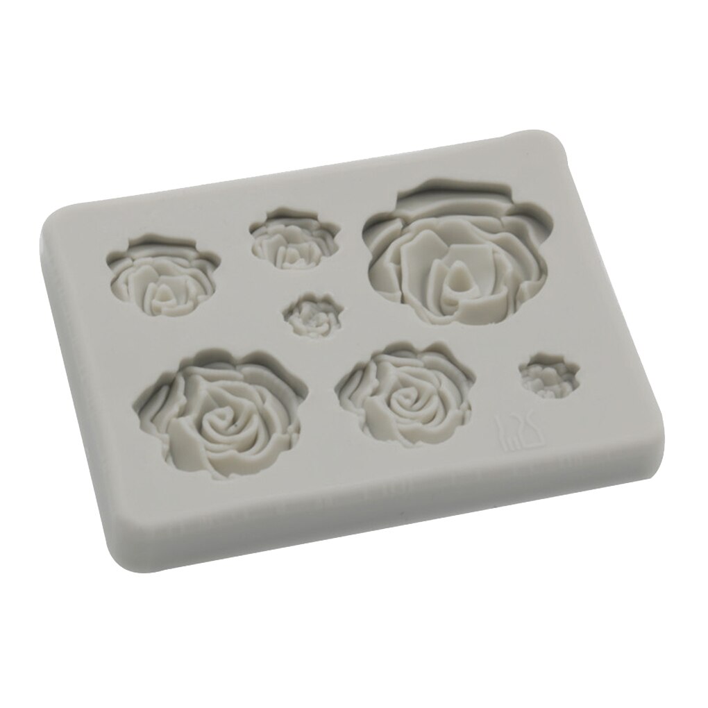 Fenkicyen 3D Rose Mold Non Stick Bloem Fondant Siliconen Mal Voor Taart Decoratie Chocolade Koekjes Maan Cakevorm Accessoires